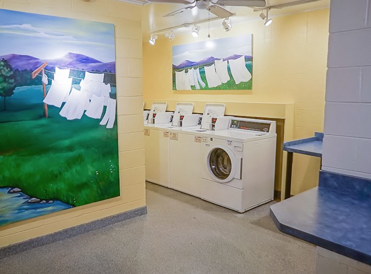Laundry center at Colonial Towne Apartments